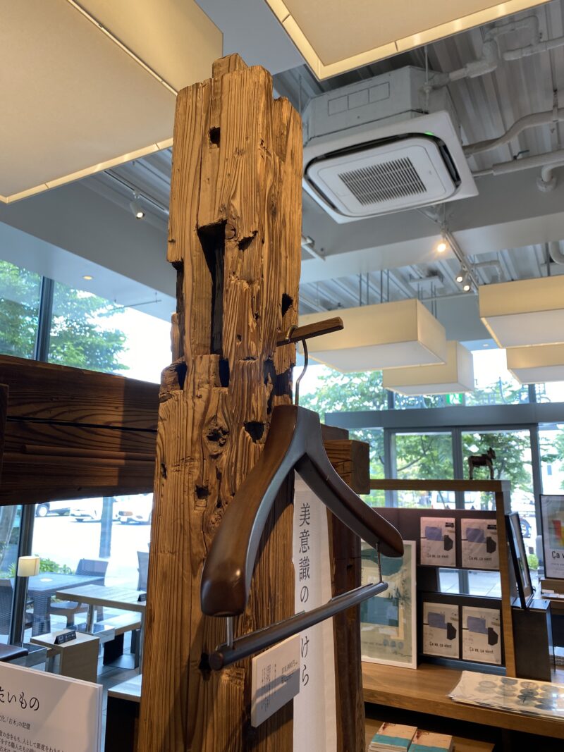 展示ブース：古木の美しさと技術の融合